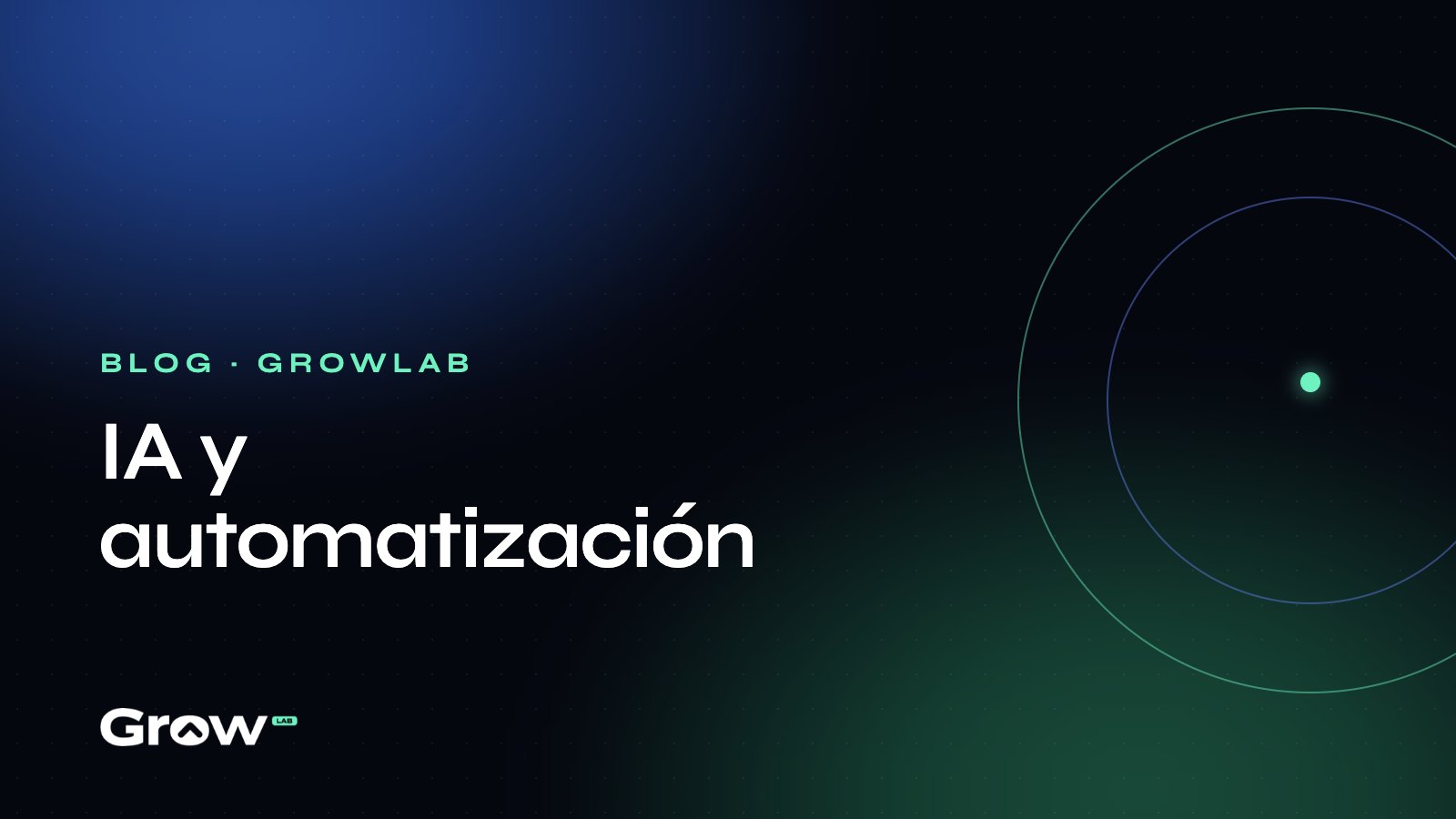 Portada del blog de GrowLab sobre inteligencia artificial y automatización
